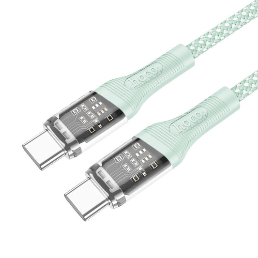 HOCO  U111C Cable Type-C to Type-C  Transparent Discovery Edition 60W