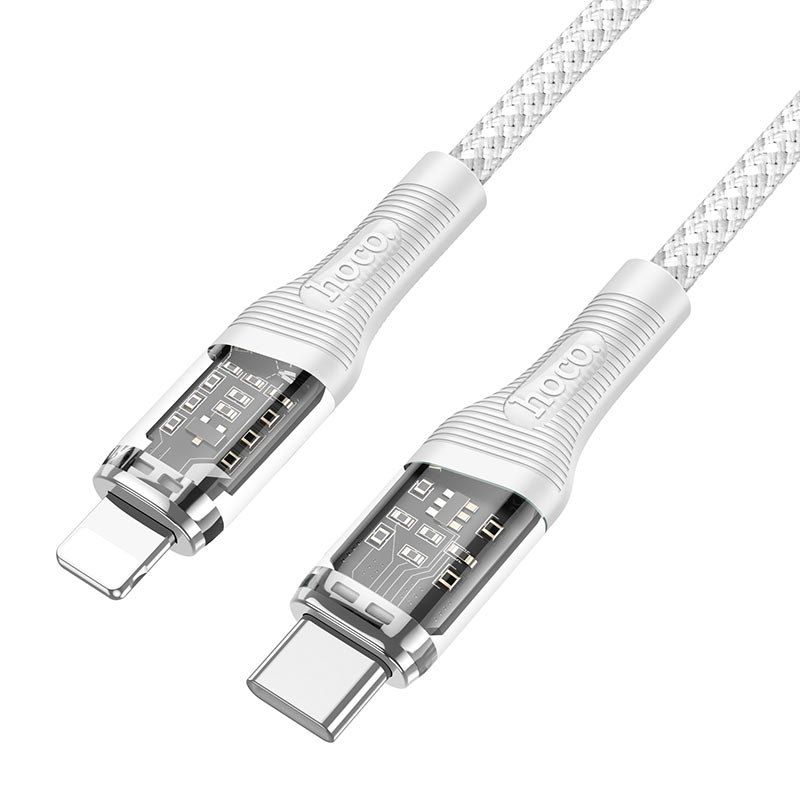 HOCO U111PD  Cable Type-C to Lightning U111 Transparent Discovery Edition