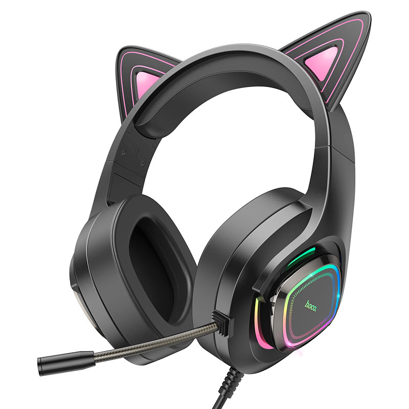 HOCO W107 Cute cat Headphones gaming headset