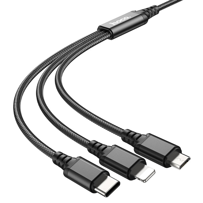 Hoco Cable 3-in-1 “X76 Super” charging wire