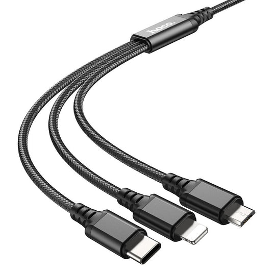 Hoco Cable 3-in-1 “X76 Super” charging wire