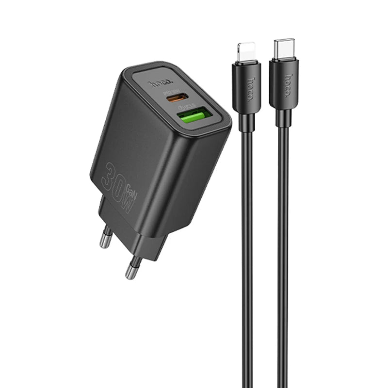 HOCO N63I Charger with Type-C to Lightning Cable